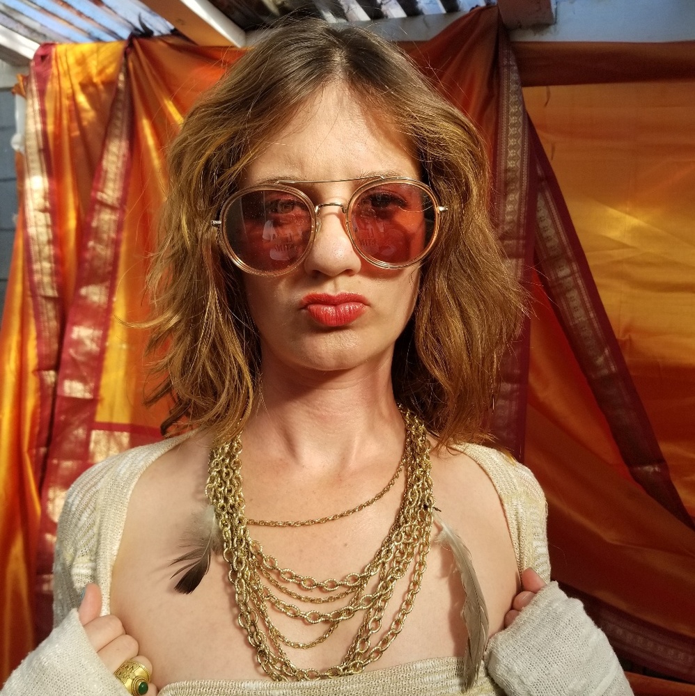 Chunky fly chainset necklace